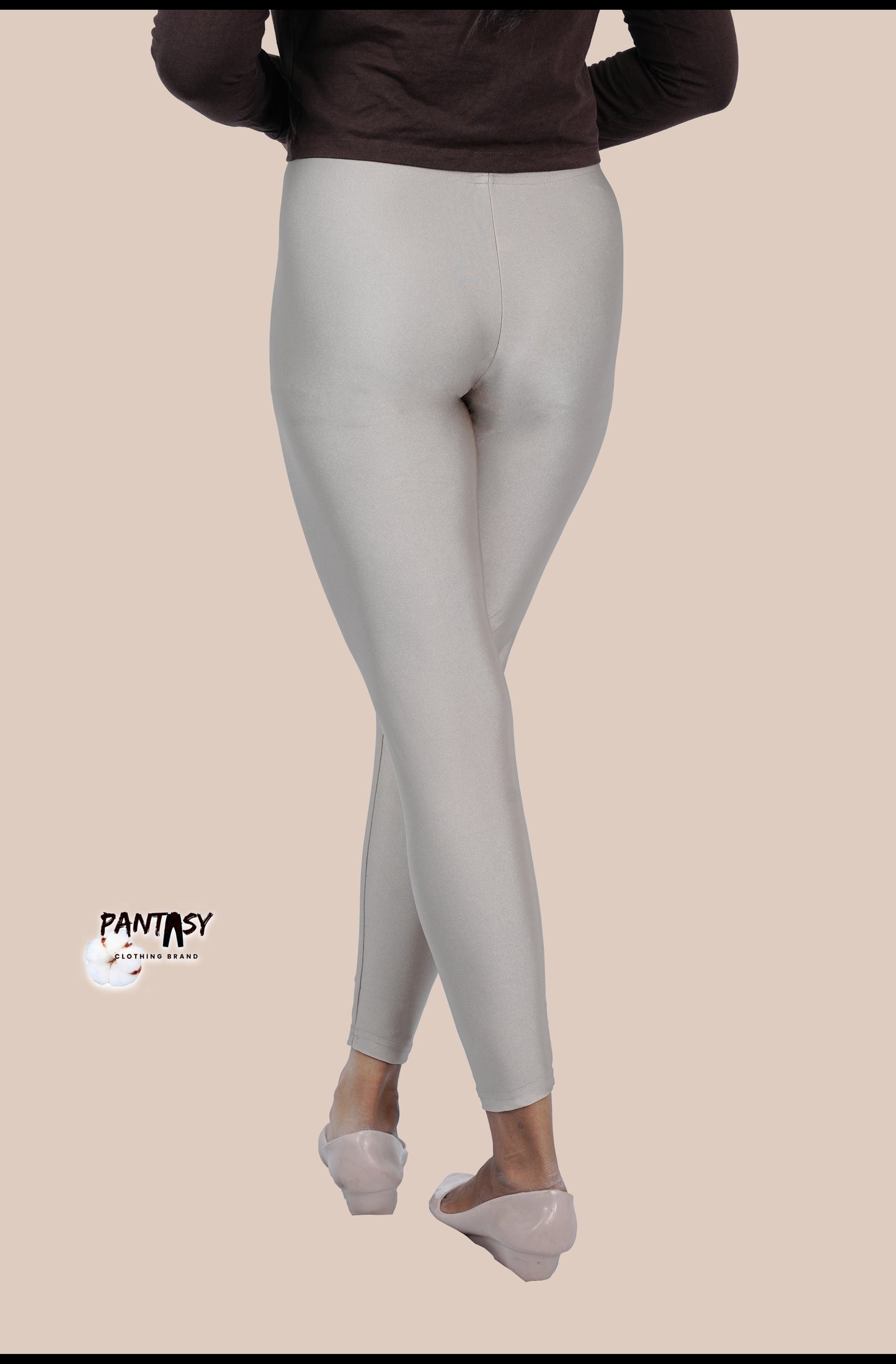 Sepia Shimmer Ankle Leggings