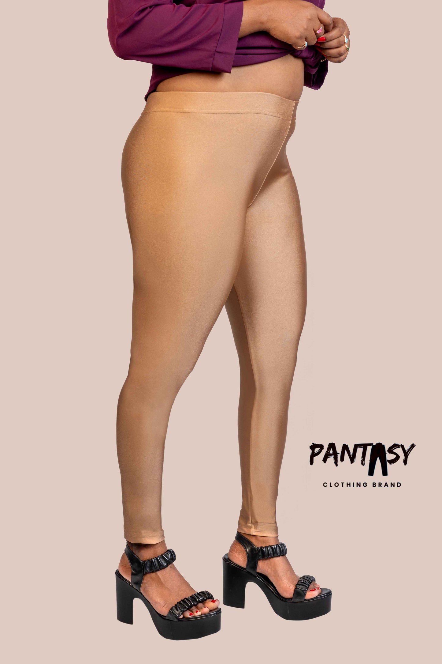 Skin Shimmer Ankle Leggings