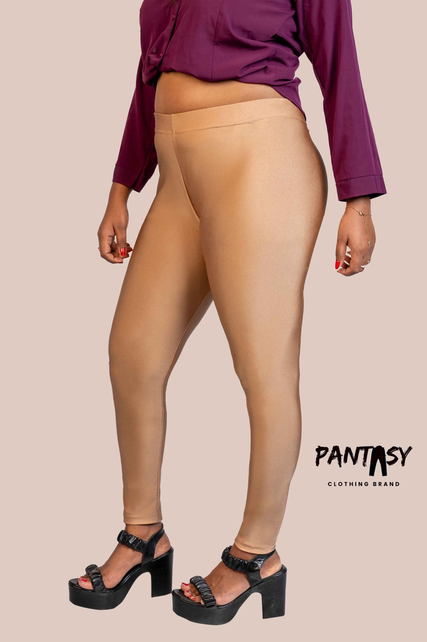 Skin Shimmer Ankle Leggings